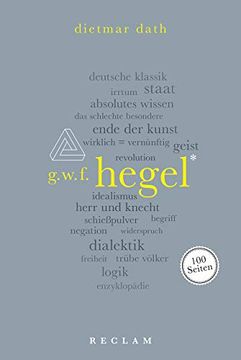 portada Hegel. 100 Seiten (Reclam 100 Seiten) (in German)