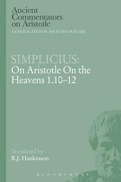 portada Simplicius: On Aristotle on the Heavens 1.10-12