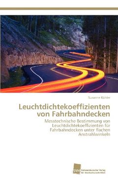 portada Leuchtdichtekoeffizienten Von Fahrbahndecken