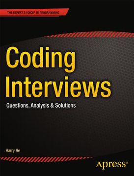 portada coding interviews: questions, analysis & solutions (en Inglés)