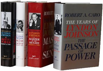 portada The Years of Lyndon Johnson 4 Volume set (en Inglés)