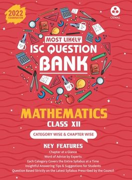 portada Most Likely Question Bank - Mathematics: ISC Class 12 for 2022 Examination (en Inglés)