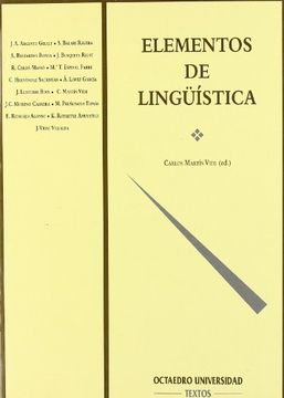 portada ELEMENTOS DE LINGÜISTICA (in Spanish)