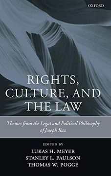 portada Rights, Culture, and the Law: Themes From the Legal and Political Philosophy of Joseph raz (en Inglés)