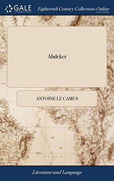 portada Abdeker: Or, the art of Preserving Beauty. Translated From an Arabic Manuscript (en Inglés)