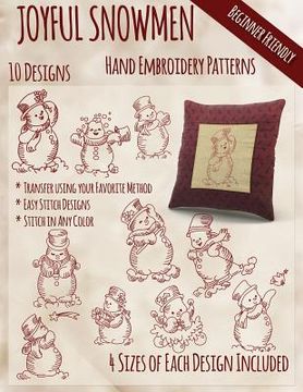 portada Joyful Snowmen Hand Embroidery Patterns (en Inglés)