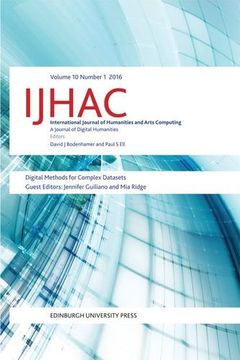 portada Digital Methods for Complex Datasets: Ijhac Volume 10, Issue 1 (en Inglés)