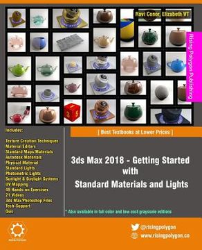 portada 3ds Max 2018 - Getting Started with Standard Materials and Lights (en Inglés)