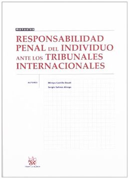 portada Responsabilidad Penal Del Individuo Ante Los Tribunales Internacionales