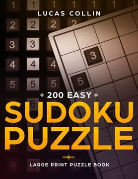 portada 200 Easy Sudoku Puzzles: Large Print Puzzle Book (en Inglés)