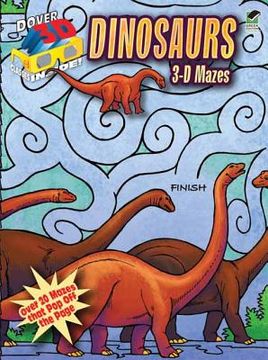 portada 3-d mazes--dinosaurs
