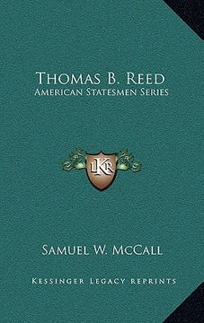 portada thomas b. reed: american statesmen series (en Inglés)