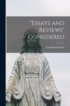 portada "Essays and Reviews" Considered [microform] (in English)