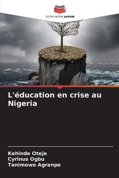 portada L'éducation en crise au Nigeria (in French)