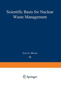 portada Scientific Basis for Nuclear Waste Management: Volume 3 (in English)