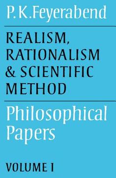 portada Realism, Rationalism and Scientific Method: Volume 1 Paperback: Philosophical Papers: V. 1 (Philosophical Papers, vol 1) (en Inglés)