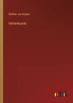 portada Höhlenkunde (en Alemán)