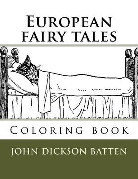 portada European fairy tales: Coloring book (en Inglés)