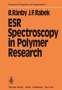 portada esr spectroscopy in polymer research (en Inglés)