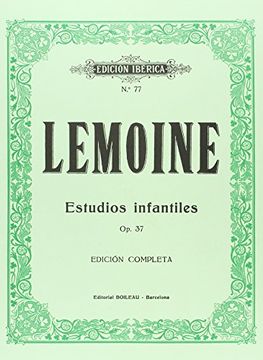 portada 50 Estudios Infantiles Op. 37 (in Spanish)