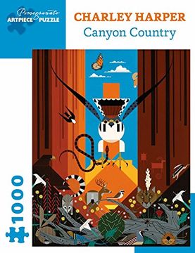portada Charley Harper: Puzzle de 1000 Piezas de Canyon Country (Jigsaw) 
