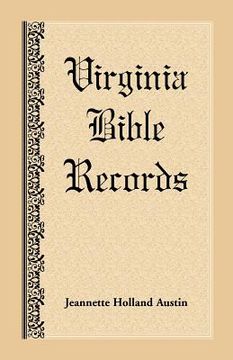 portada virginia bible records (en Inglés)