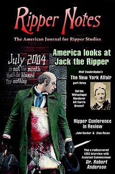 portada ripper notes: america looks at jack the ripper (en Inglés)