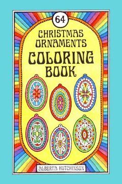 portada 64 Christmas Ornaments Coloring Book (en Inglés)