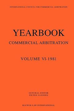 portada yearbook of commercial arbitration volume vi- 1981 (en Inglés)