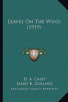 portada leaves on the wind (1919) (in English)