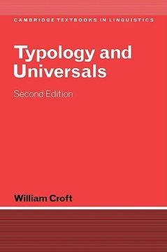 portada Typology and Universals (Cambridge Textbooks in Linguistics) (en Inglés)