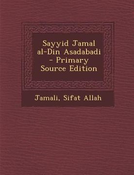 portada Sayyid Jamal Al-Din Asadabadi