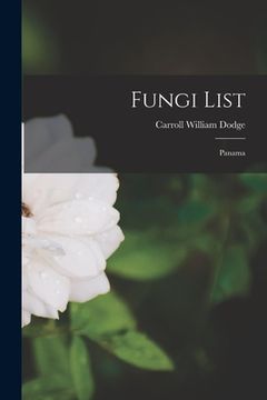 portada Fungi List: Panama (in English)