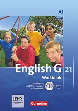 portada English g 21 - Ausgabe a: Band 1: 5. Schuljahr - Workbook mit Cd-Rom (E-Workbook) und cd (in English)