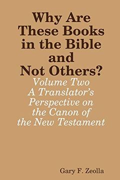 portada Why are These Books in the Bible and not Others? - Volume two - a Translator's Perspective on the Canon of the new Testament 