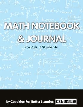 portada Math Notebook and Journal For Adult Students