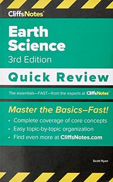 portada Cliffsnotes Earth Science: Quick Review (en Inglés)