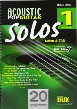 portada Acoustic Pop Guitar Solos Solf. & Tab Vol.1 CD