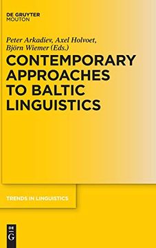 portada Contemporary Approaches to Baltic Linguistics (Trends in Linguistics. Studies and Monographs) (en Inglés)