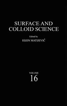 portada Surface and Colloid Science, Vol. 16 (en Inglés)