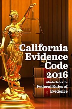 portada California Evidence Code 2016 (in English)