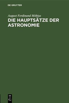 portada Die Hauptsätze der Astronomie (en Alemán)