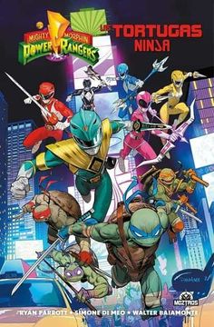 portada Mmpr vs las Tortugas Ninja (in Spanish)