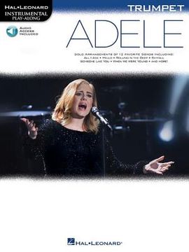 portada Adele Instrumental Playlong - Trumpet Book/Online Audio (en Inglés)