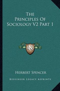 portada the principles of sociology v2 part 1 (in English)