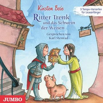 portada Ritter Trenk und das Schwein der Weisen: 3 Tempo-Varianten für Leseanfänger (Der Kleine Ritter Trenk) (en Alemán)