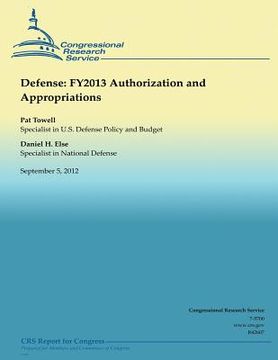 portada Defense: FY2013 Authorization and Appropriations (en Inglés)