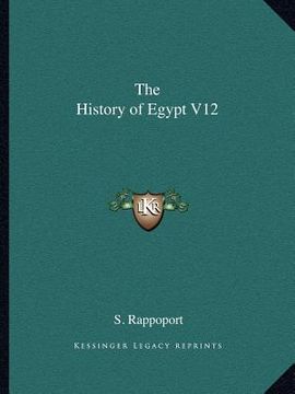 portada the history of egypt v12 (en Inglés)