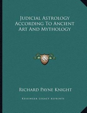 portada judicial astrology according to ancient art and mythology
