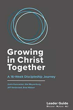 portada Growing in Christ Together, Leader Guide: A 16-Week Discipleship Journey (in English)